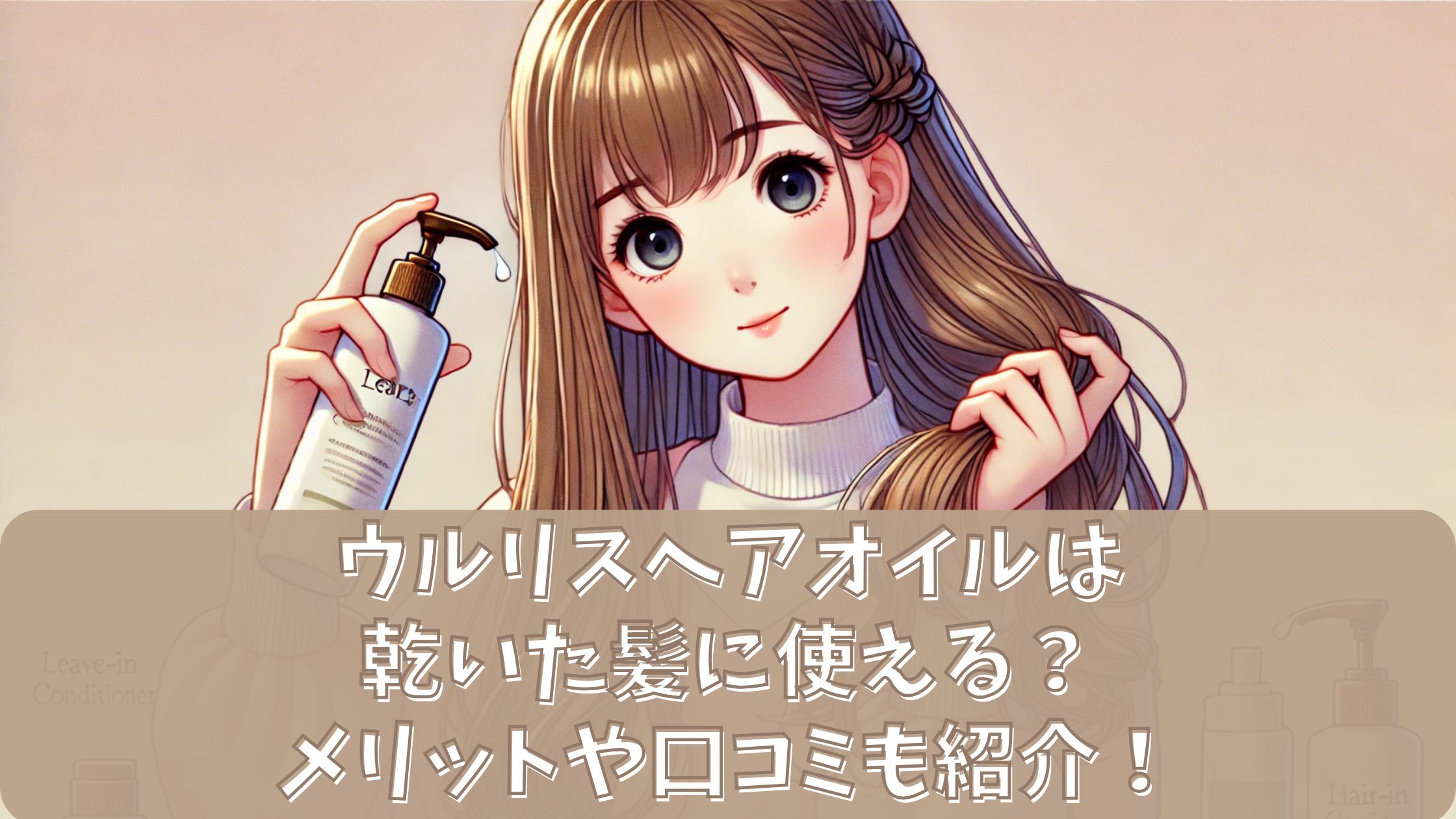 ウルリスヘアオイルは乾いた髪に使える？メリットや口コミも紹介！