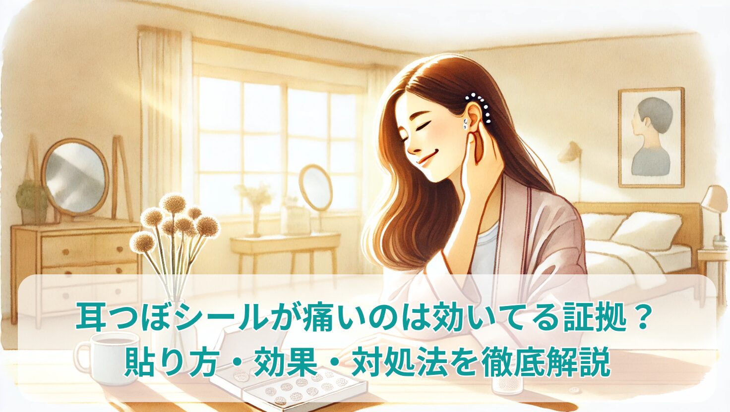 耳つぼシールが痛いのは効いてる証拠？貼り方・効果・対処法を徹底解説