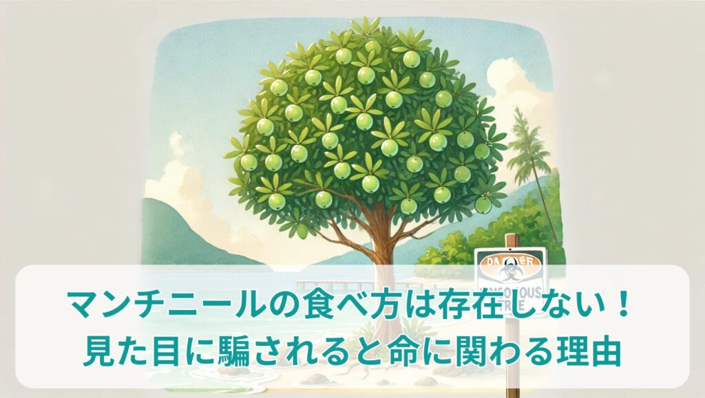 マンチニールの食べ方は存在しない！見た目に騙されると命に関わる理由