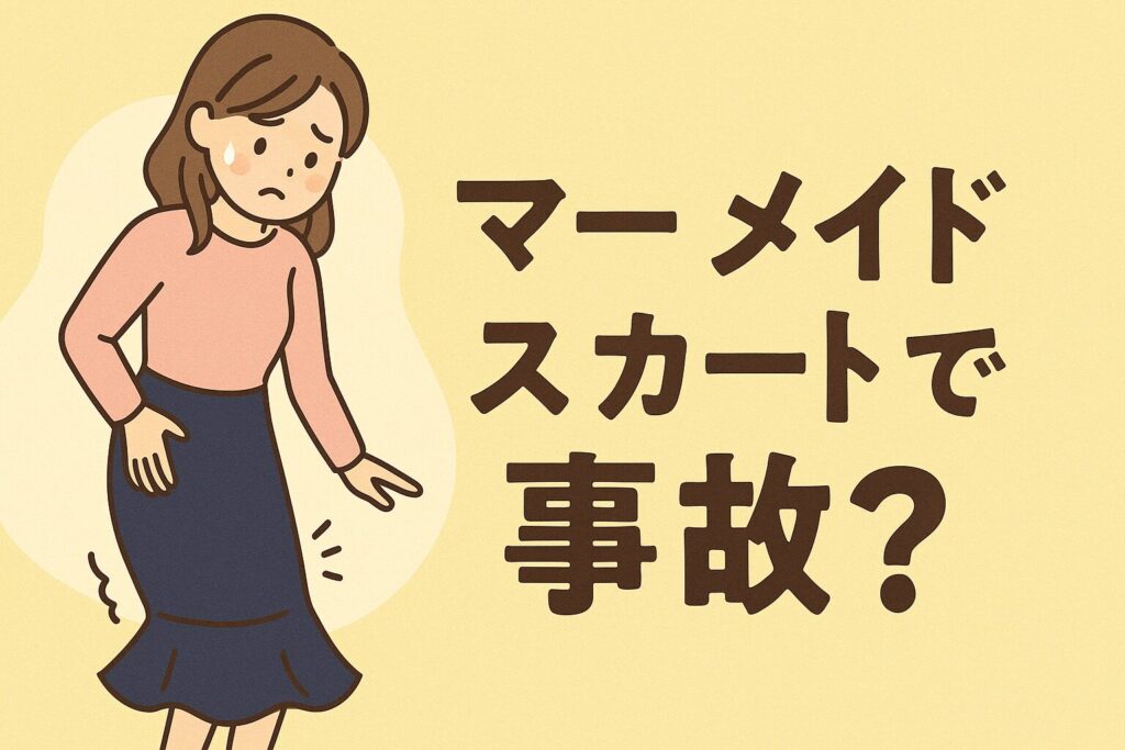 マーメイドスカートで事故った！？似合わない原因と絶対失敗しない選び方