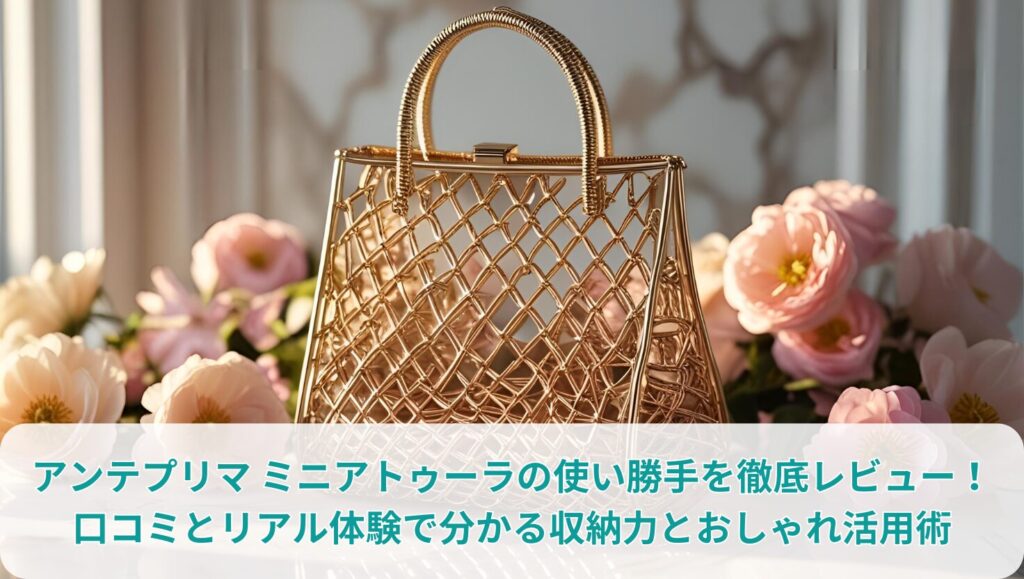 アンテプリマ ミニアトゥーラの使い勝手を徹底レビュー！口コミとリアル体験で分かる収納力とおしゃれ活用術
